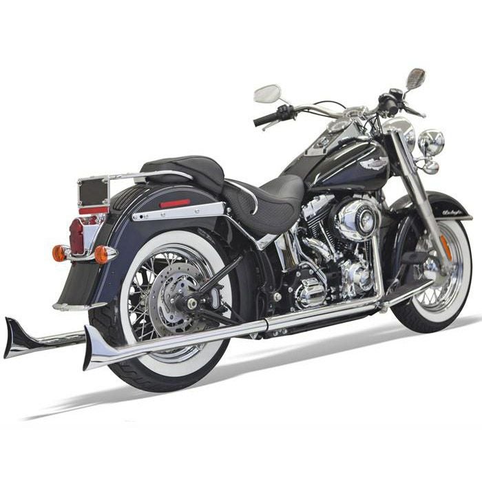 BASSANI True Duals 1-7/8インチ径 フィッシュテールマフラー 36インチ