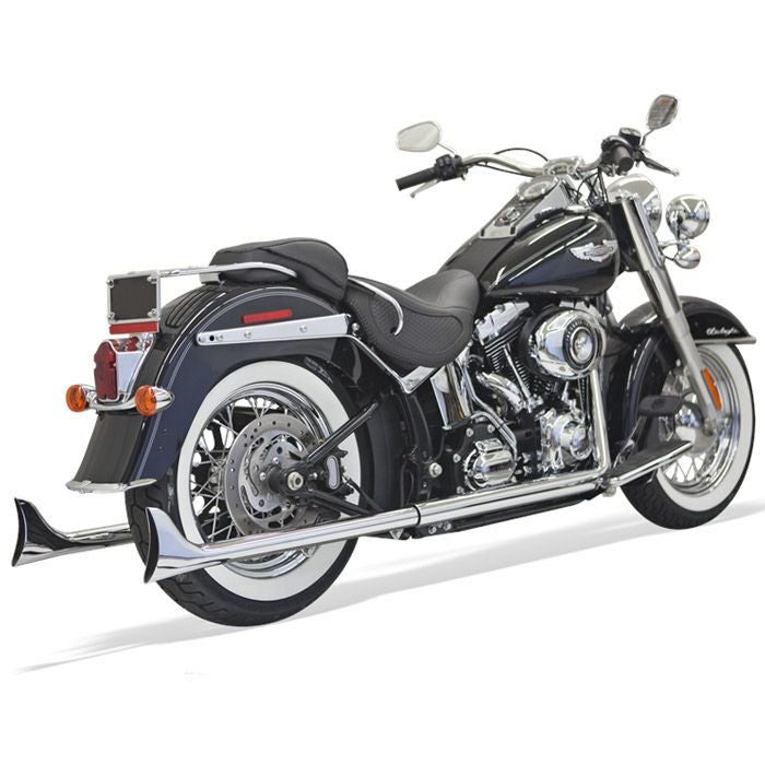 BASSANI True Duals 1-7/8インチ径 フィッシュテールマフラー 33インチ-02