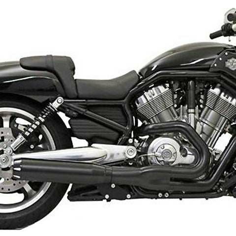 2002～2009 V-Rod 4.5インチ スリップオンマフラー スムースチップ