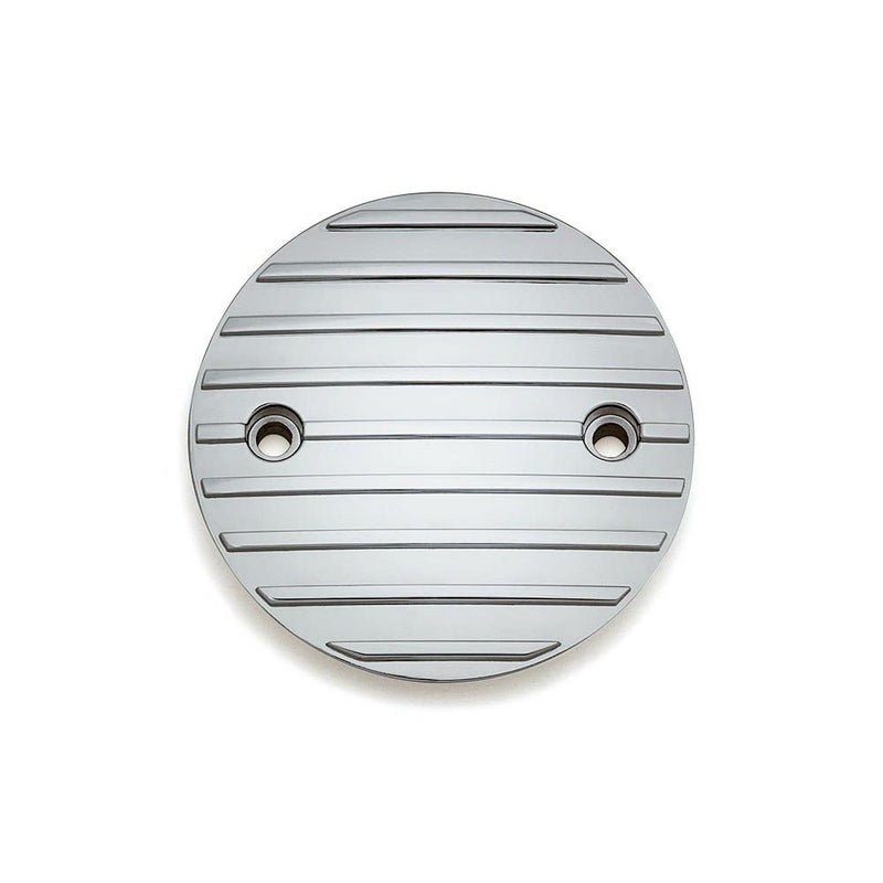 Kuryakyn（クリアキン）Finned タイマーカバー　クローム　ミルウォーキーエイト-01