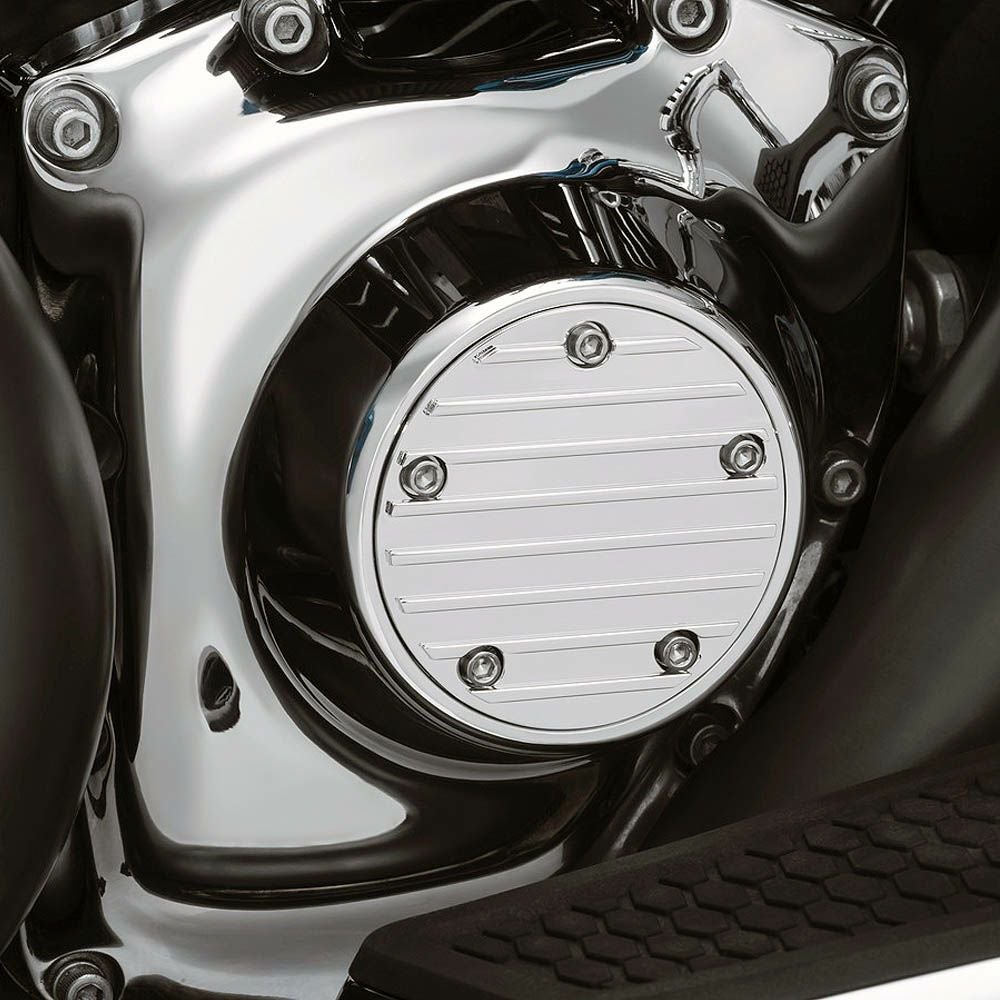 Kuryakyn（クリアキン）Finned タイマーカバー　クローム　ツインカム-01