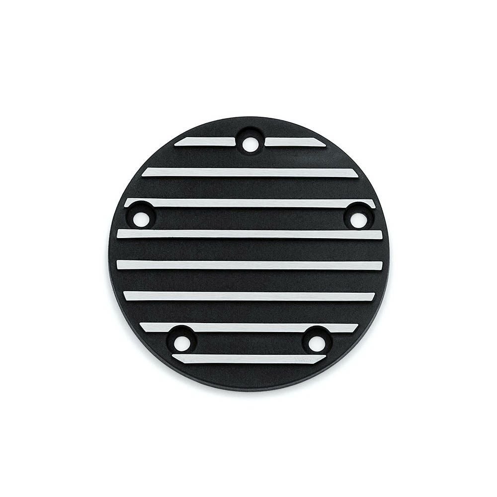 Kuryakyn（クリアキン）Finned タイマーカバー　サテンブラック　ツインカム-01