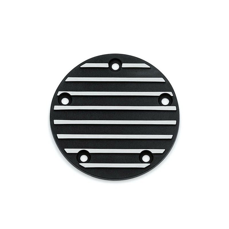 Kuryakyn（クリアキン）Finned タイマーカバー　サテンブラック　ツインカム-01