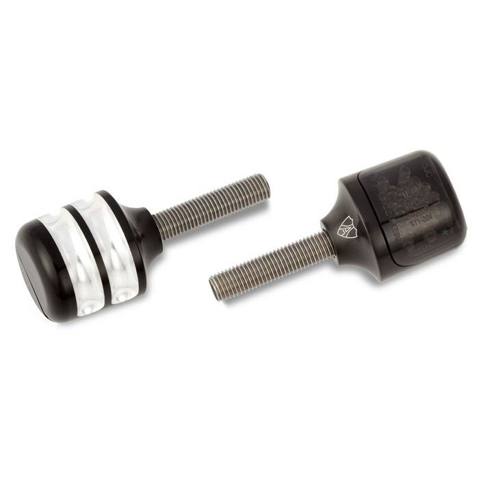 Arlen Ness 1インチ径 フルートスタイル ビレットLEDウインカー ブラック-01