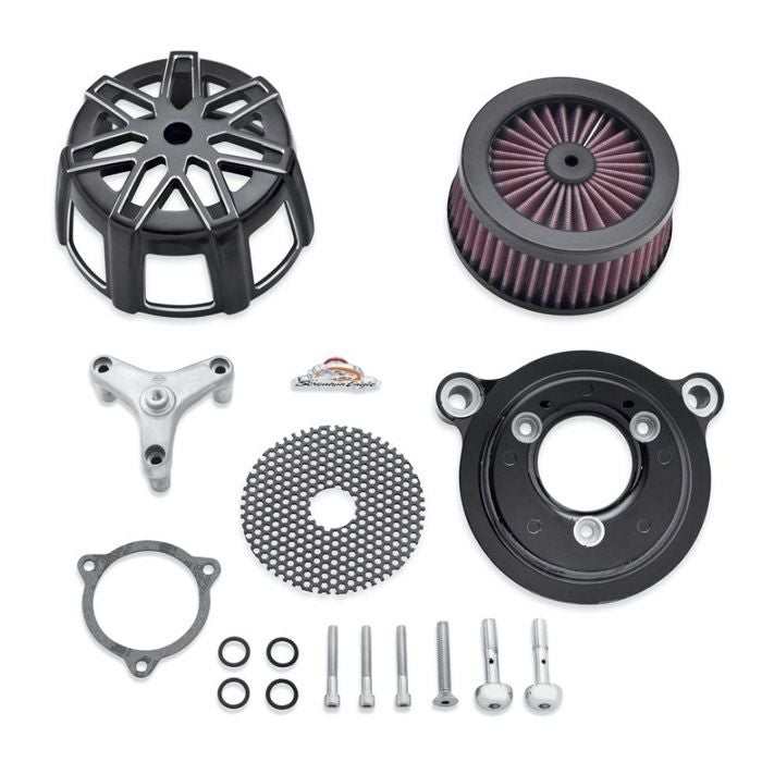 スクリーミンイーグル　エクストリームビレット　エアクリーナーキット　チゼルカットバック-02