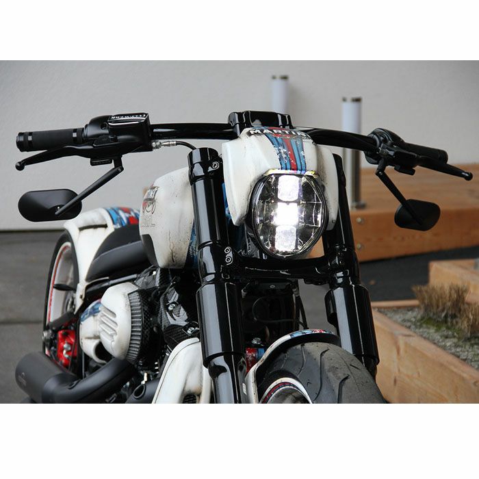 CULT WERK　FXBR用　V-RODスタイルヘッドライトカバー 未塗装-01