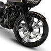 Arlen Ness Knockout ホイール ブラックコントラストカット フロント21x3.5-01