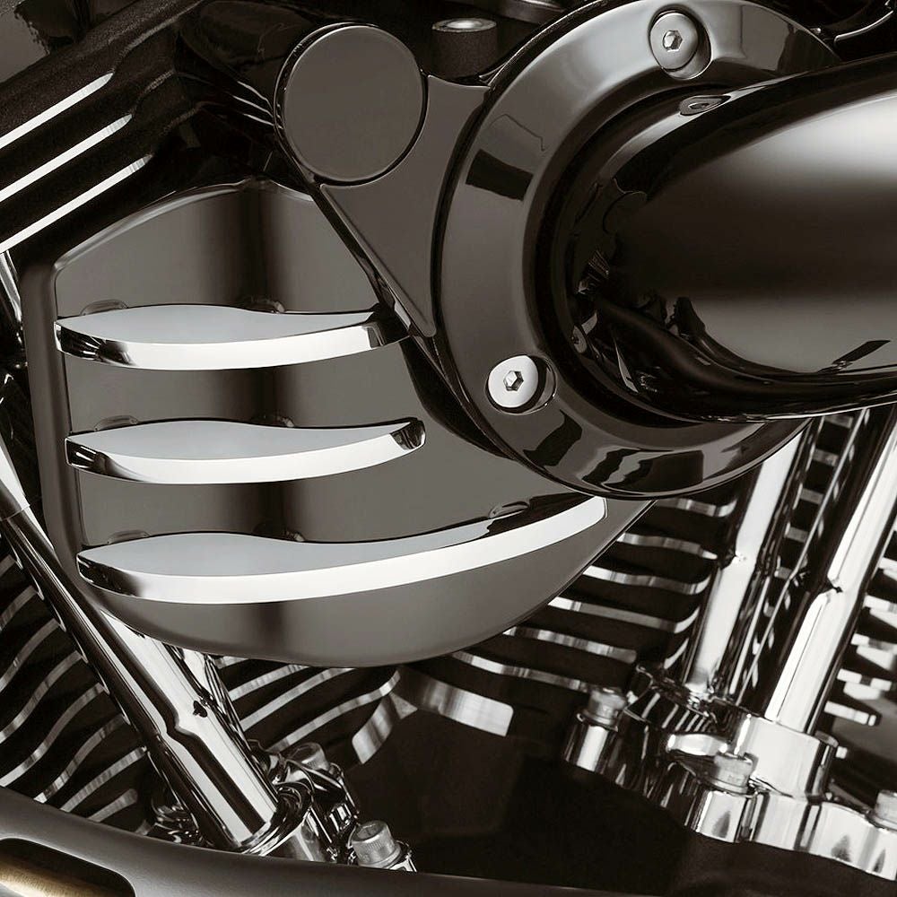 Kuryakyn（クリアキン）Signature フィンデザイン　スロットルサーボモーターカバー-01