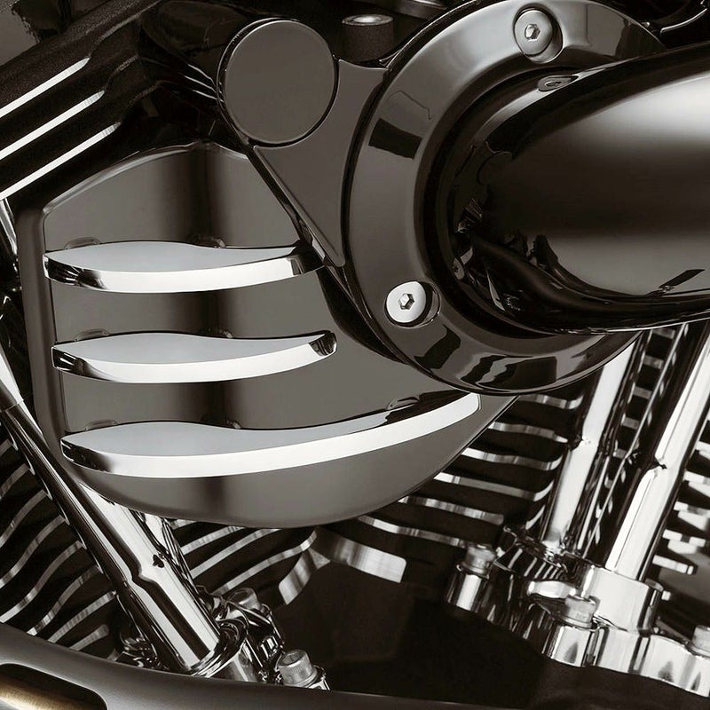 Kuryakyn（クリアキン）Signature フィンデザイン　スロットルサーボモーターカバー-01