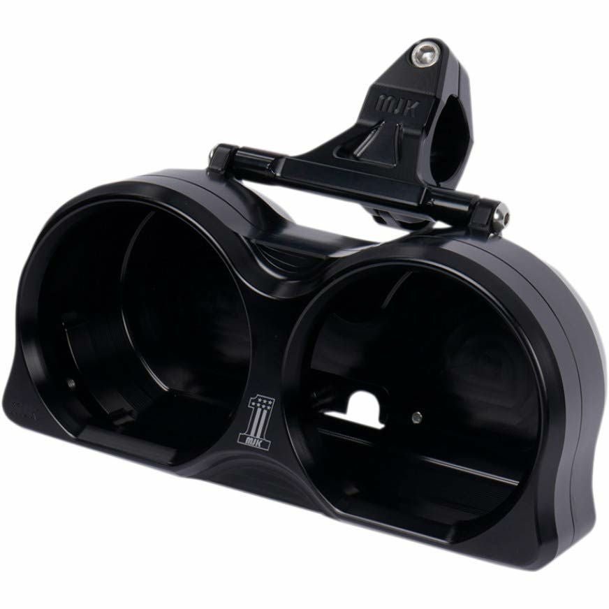 MJK Performance ハンドル・ライザー・ゲージポッドキット　10インチプルバック　ブラック-02