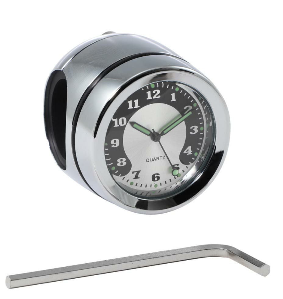 DRAG SPECIALTIES 1インチバー用 バーマウント時計 |ハーレーパーツ