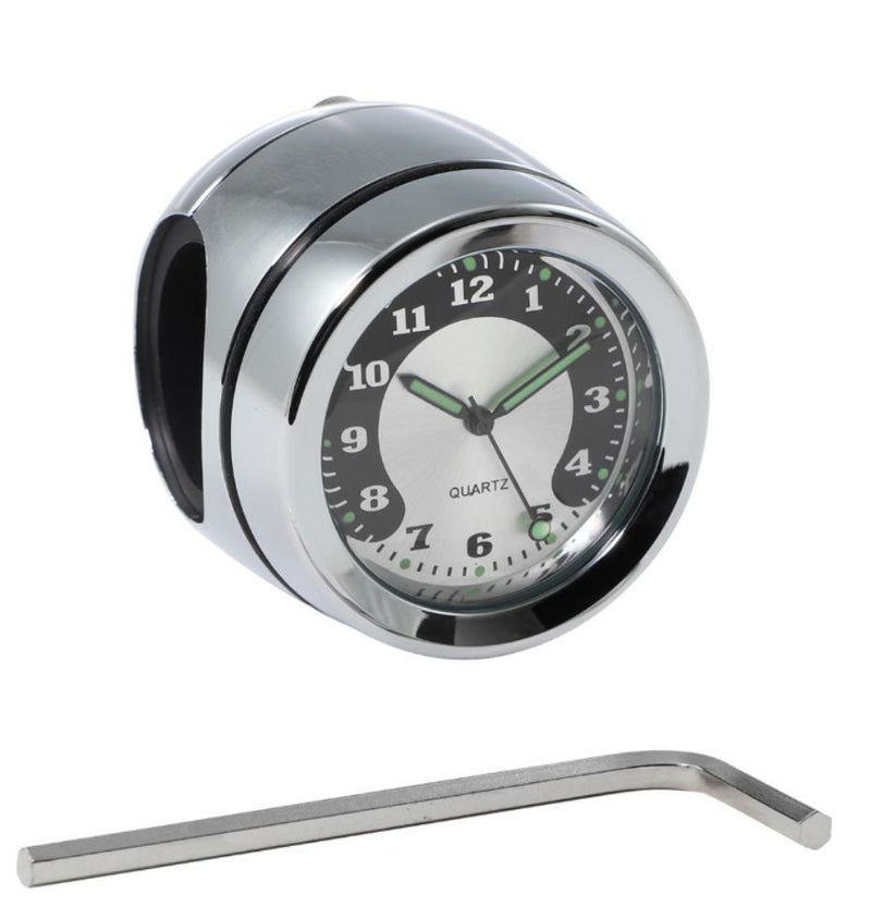 DRAG SPECIALTIES　1インチバー用　バーマウント時計-01