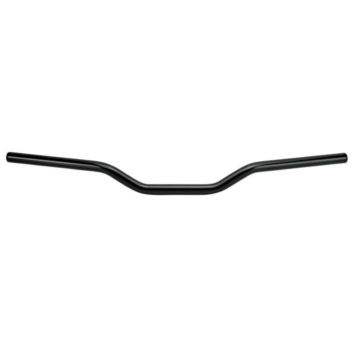 Biltwell 1インチ径 トラッカーミッドハンドルバー 3インチ スムース ブラック-02