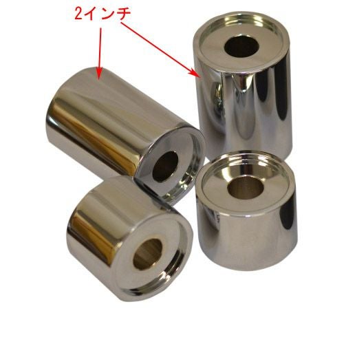WILD1 Tバー、ライザー用　スペーサー　2インチ　クローム-02
