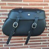 LEATHER PROS XL クラシック デタッチャブル・サドルバッグ　カーゴストラップ付-01