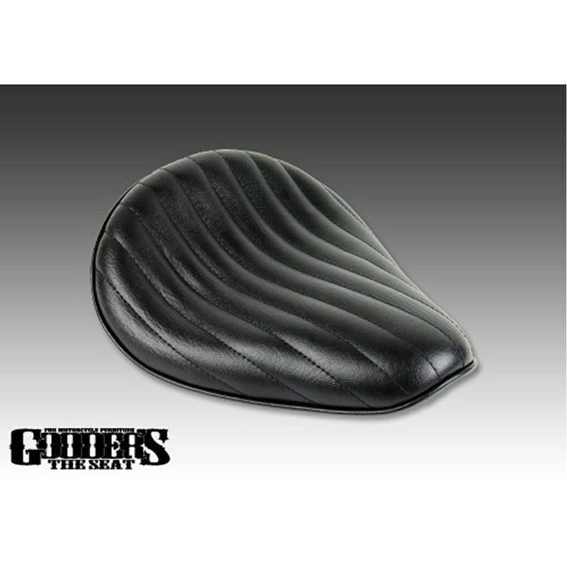 GOODER'S サドルシート 縦タック/ブラック-01