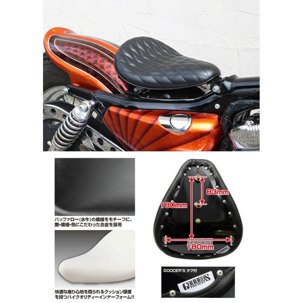 GOODER'S サドルシート ダイアモンド/ブラック-03