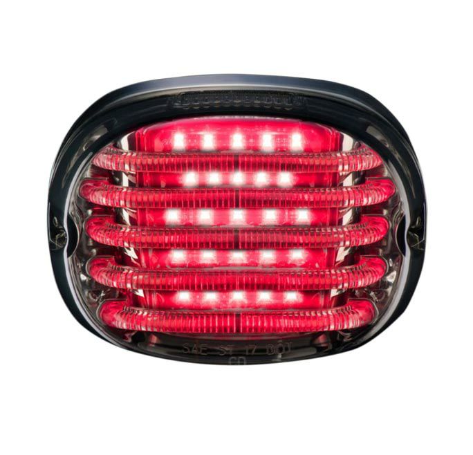 CUSTOM DYNAMICS PROBEAM　スクエアバックLEDテールライト　スモーク　ナンバー用ウィンドウ付-04