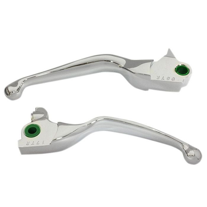 DRAG SPECIALTIES ワイドブレードレバーセット　クローム-01