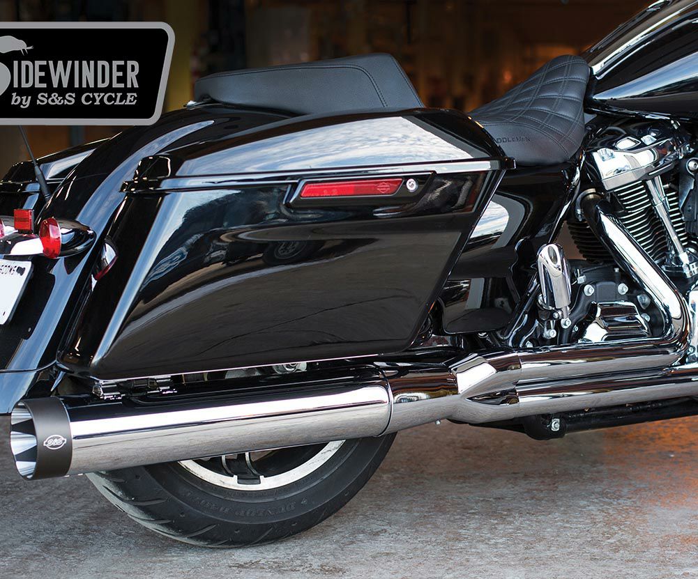 ハーレー、ツーリング2017以降用 S&Sマフラー｜ハーレーカスタムパーツ