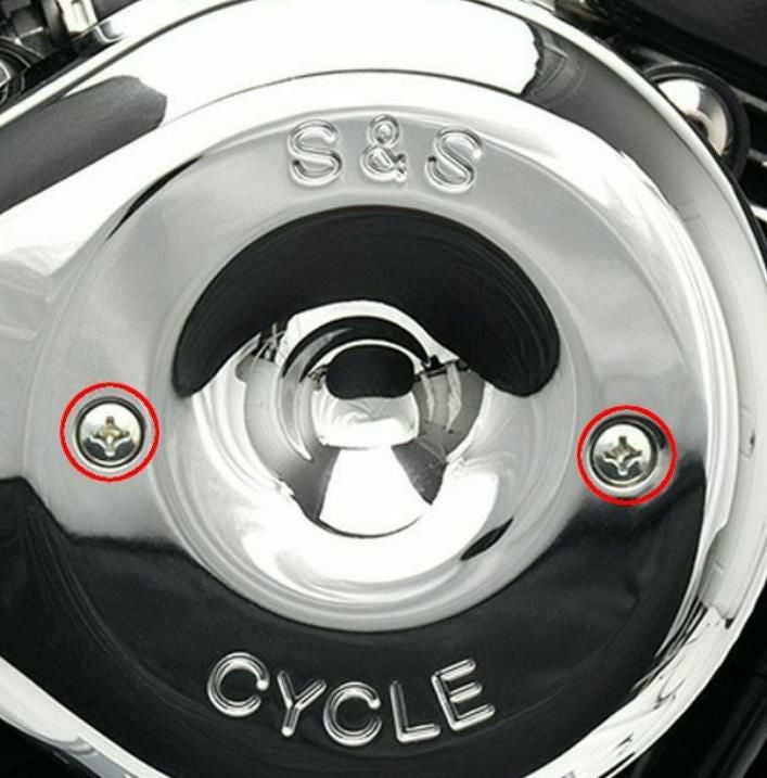 S&S  エアクリーナーカバー用スクリュー（10本セット）-01