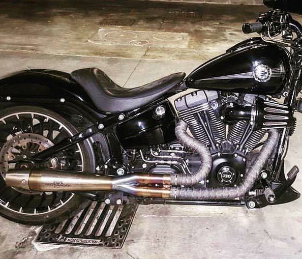 RED THUNDER EXHAUST フルエキ サテン　ブレイクアウト用-03