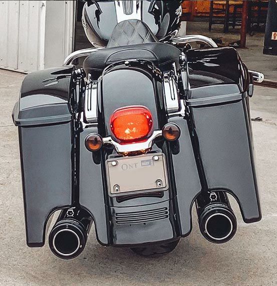 HogWorkz 4インチ　Tri-Bar フェンダーエクステンション　ビビッドブラック