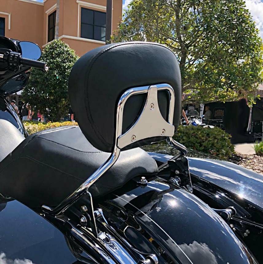 Hog Workz ショートタイプ　デタッチャブル シーシーバー(パッド付)　クローム-01