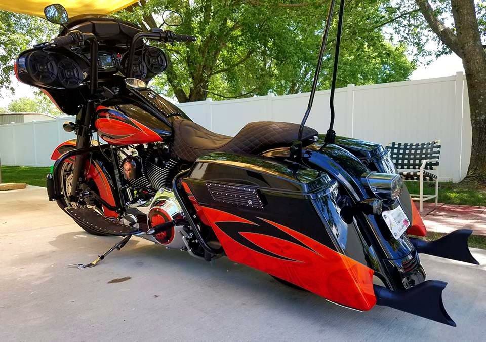 Hog Workz 4インチ　エクステンドサドルバッグ　未塗装-03