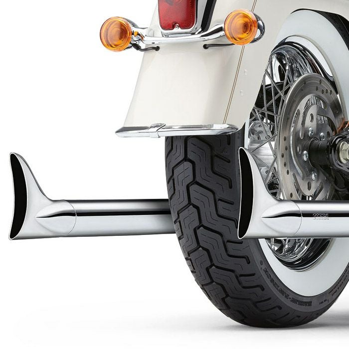 COBRA　BAD HOMBRE デュアルフィッシュテールマフラー 12-17 Softail-02