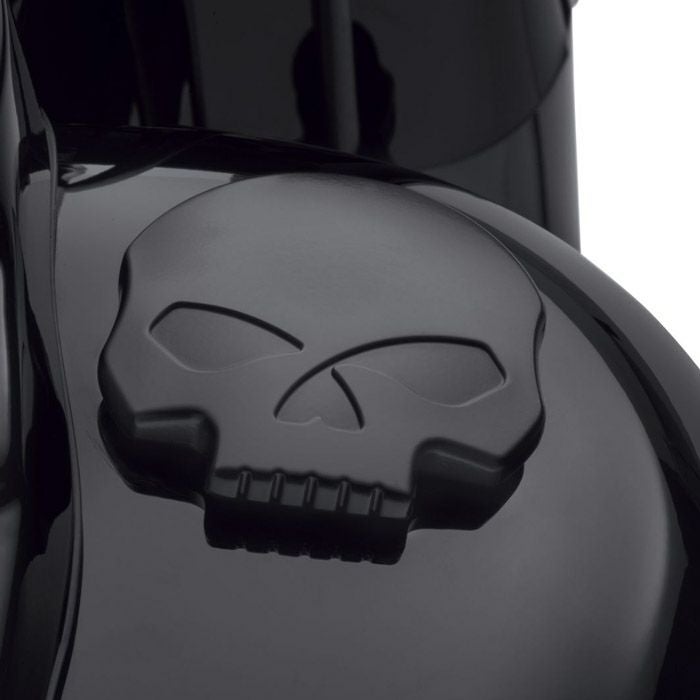 Willie G  スカル　フュエルキャップ　ブラック-01