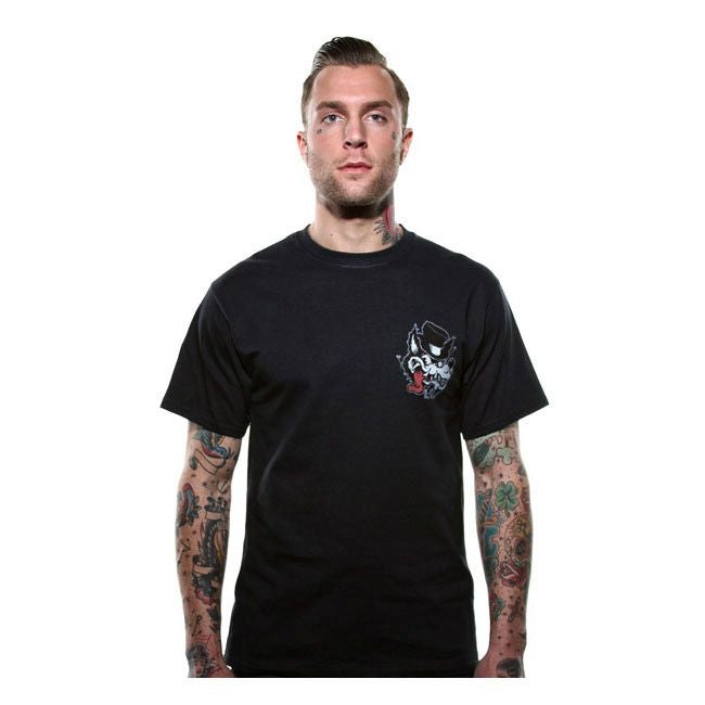 LUCKY 13　ノー・クラブ　Tシャツ　ブラック-02