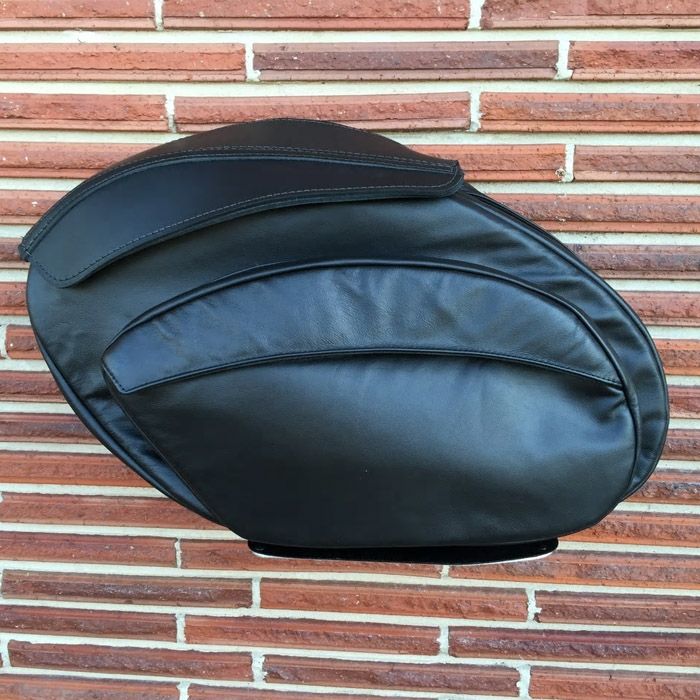 Leather Pros レトロV2 デタッチャブル・レザーサドルバッグ 左用　ダイナ-01