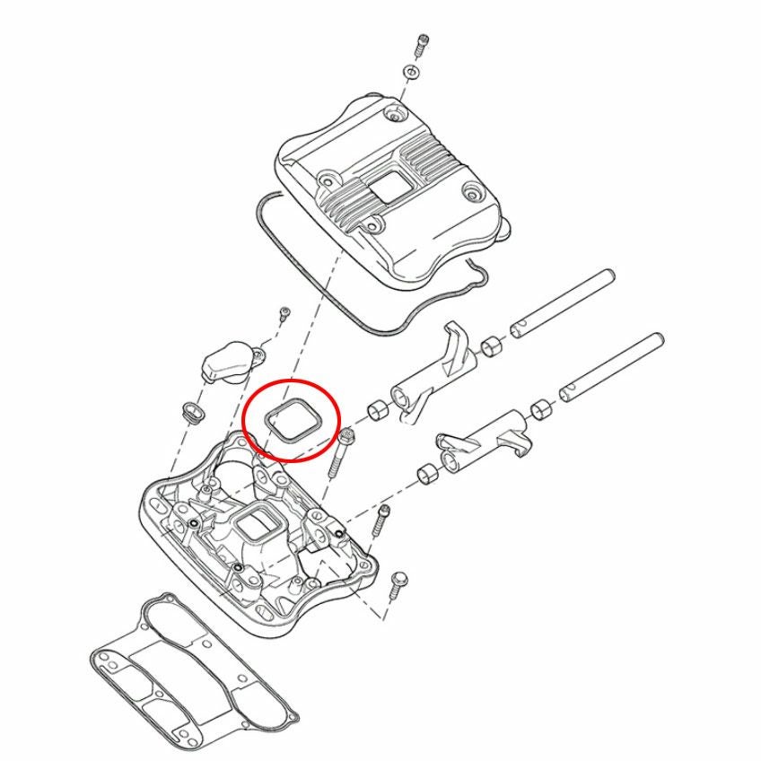 James Gaskets ジェームズ ガスケット　ロッカー カバー インナー ガスケット-02