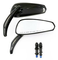 V-Factor　トライバル・ミラーセット　ブラック (左右セット)-01