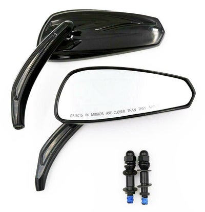 V-Factor　トライバル・ミラーセット　ブラック (左右セット)-01