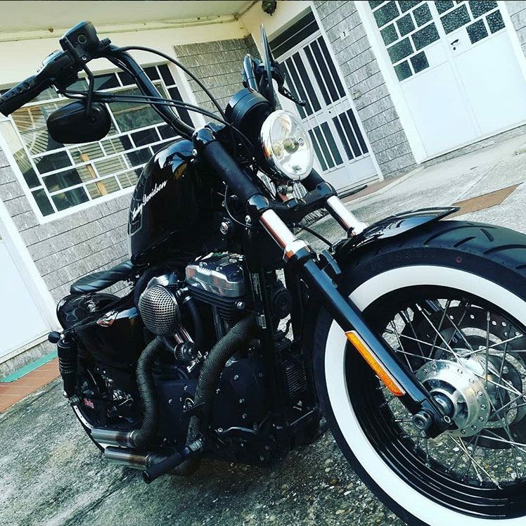 Burly Brand　Narrow Bottom Apes ハンドル　12インチ　ブラック-02