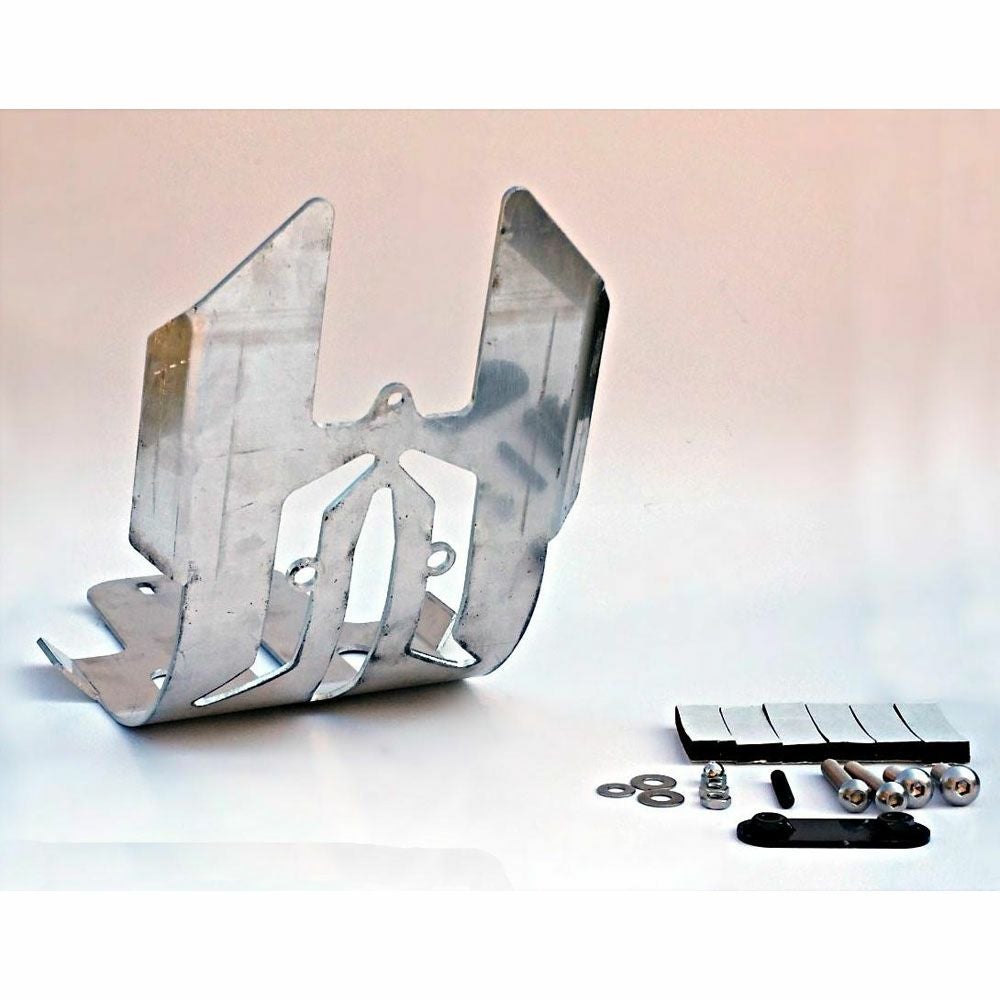 DK Custom　スリップストリーム・スキッドプレート　アルミシルバー-01