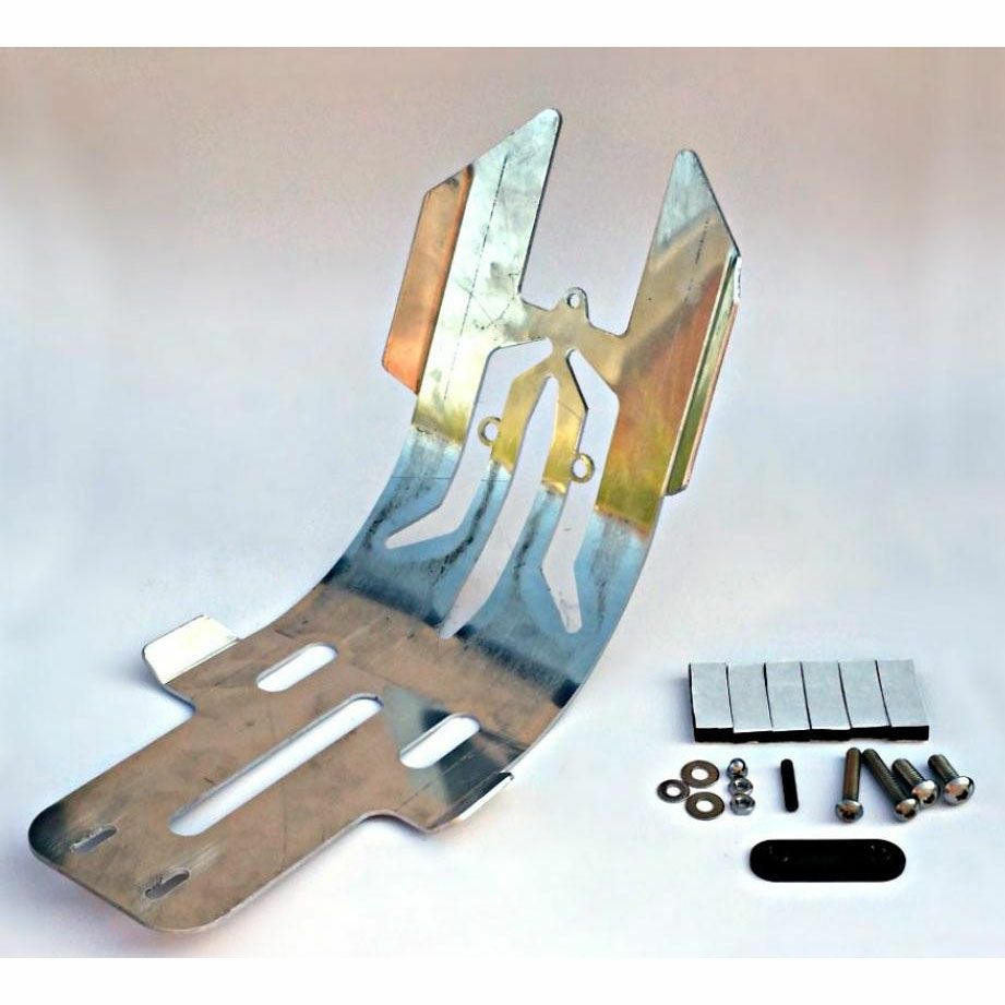 DK Custom　スリップストリーム・スキッドプレート　アルミシルバー-02