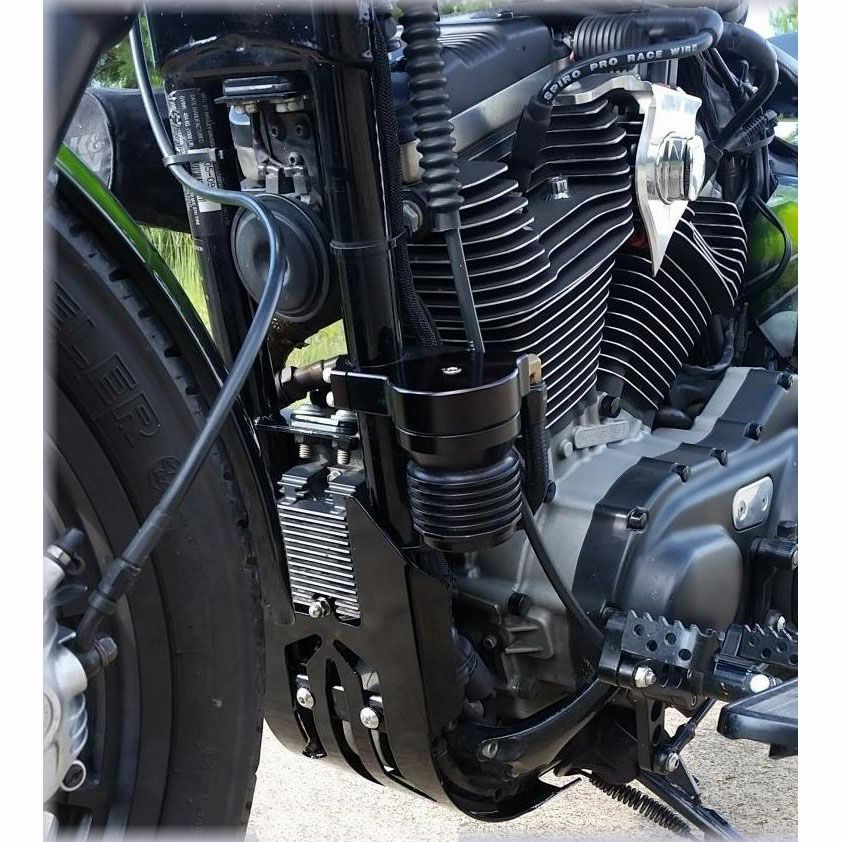 DK Custom　スリップストリーム・スキッドプレート　アルミシルバー-03