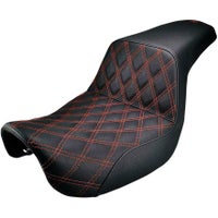 SaddleMen Step-Up LSシート　ブラック/レッドステッチ　2006～2017 ダイナ-01