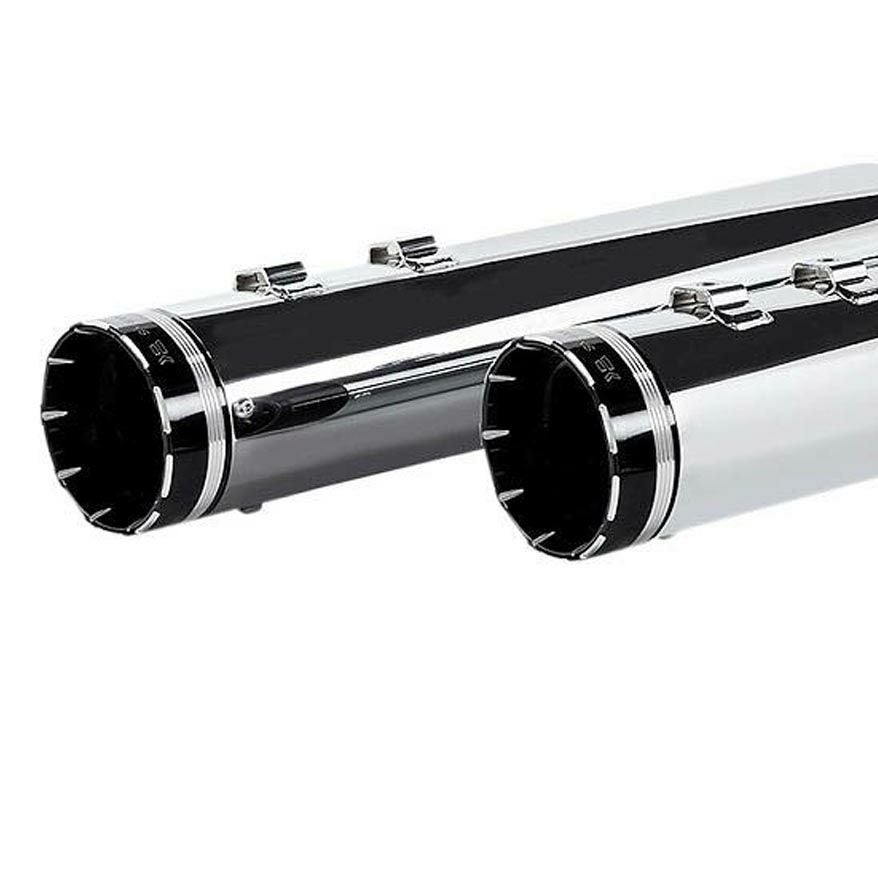 CFR M8ツーリング 4.5インチ スリップオンマフラー スムースチップ