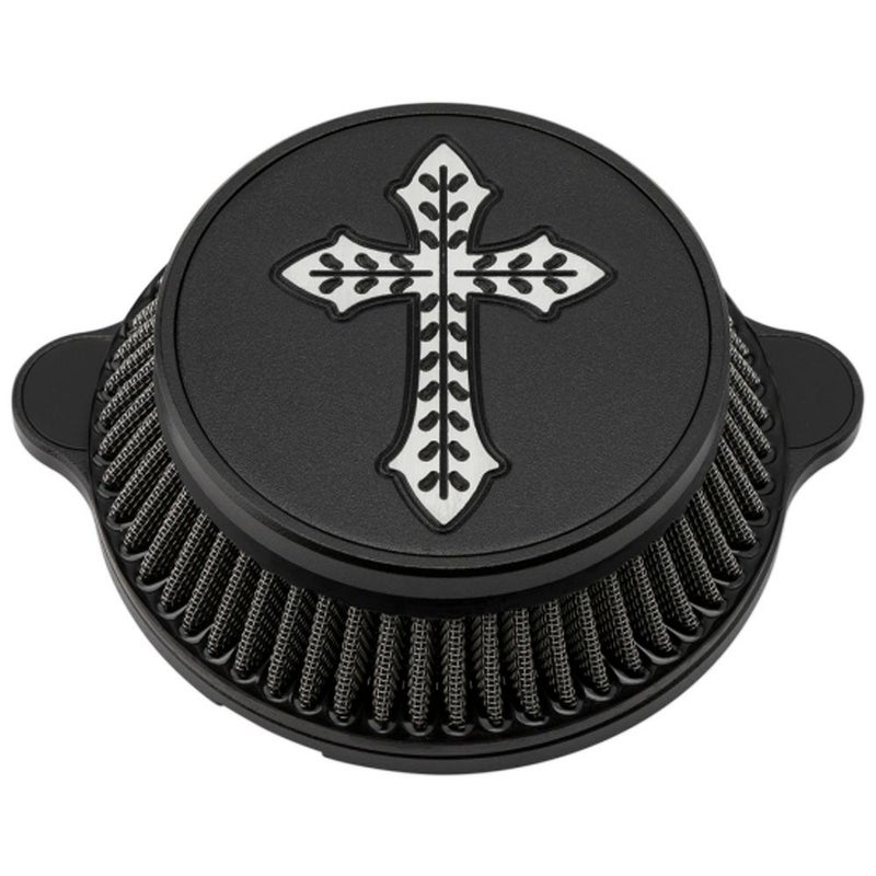 LA Choppers　スパニッシュクロス エアクリーナー ブラック-02