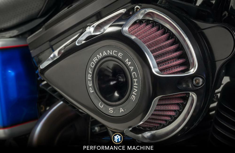 パフォーマンスマシン Jet エアクリーナー ブラック |ハーレーパーツ