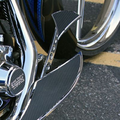 Paul Yaffe's Bagger Nation Wedgy クラシック・フットボード クローム-02