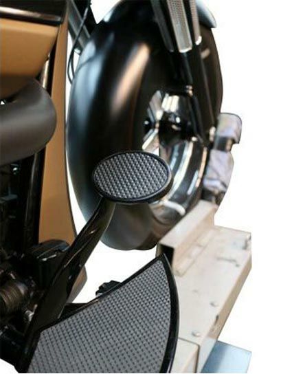 Paul Yaffe's Bagger Nation Wedgy オーバル・ブレーキペダル ブラック-01