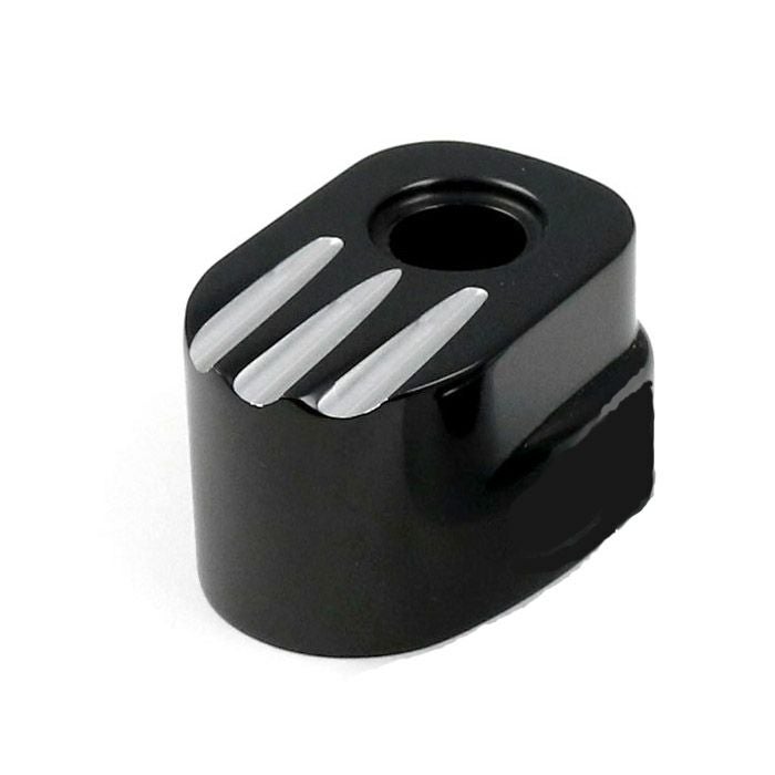 Paul Yaffe's Bagger Nation Yafter Burner イグニッションスイッチカバー ブラック-01