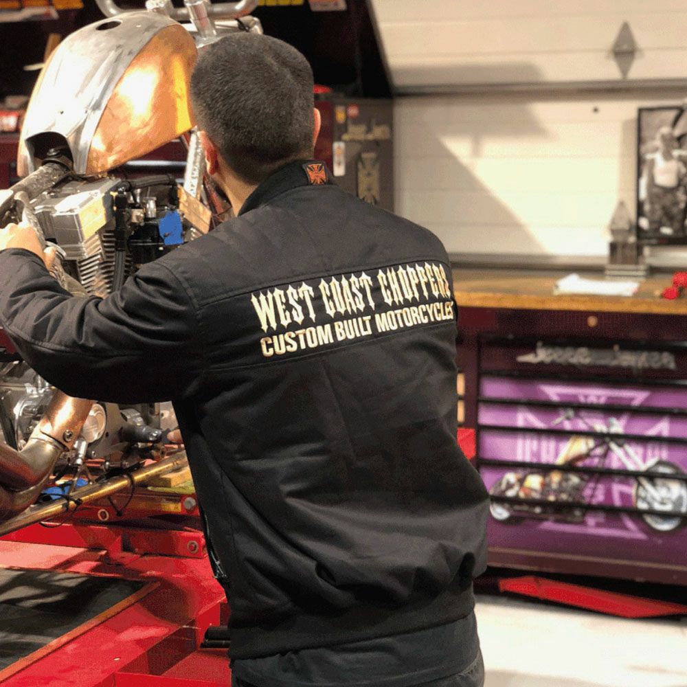 West Coast Choppers　Assaultジャケット　ブラック-02