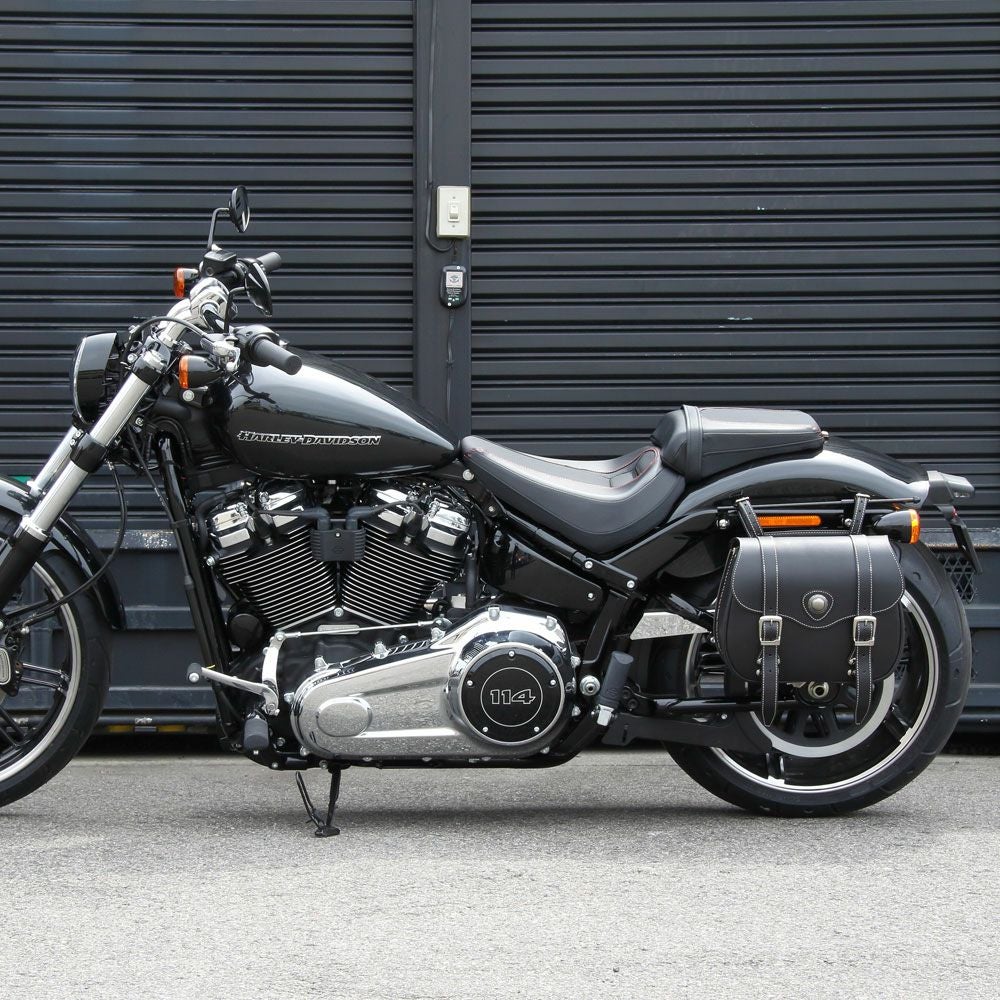 DEGNER レザーサドルバッグ ブラック-03