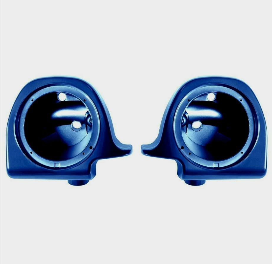 HOGWORKZ　ベント付ロアーフェアリング用　6.5インチスピーカーポッド　スーペリアブルー-02